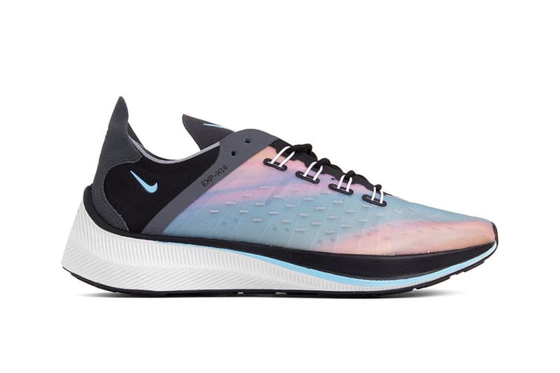 Nike EXP-X14 "Black/Wolf Grey/Blue Chill" Shoe Black White