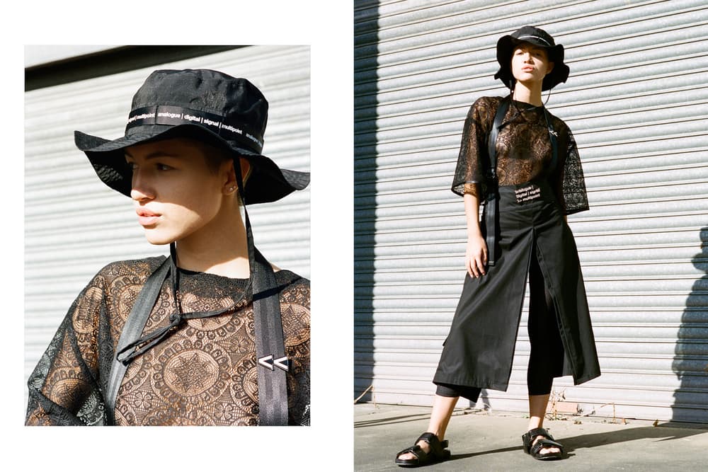 Tourne De Transmission TDT Fall/Winter 2018 Lookbook Streetwear Fashion Black Tactical Hat Range