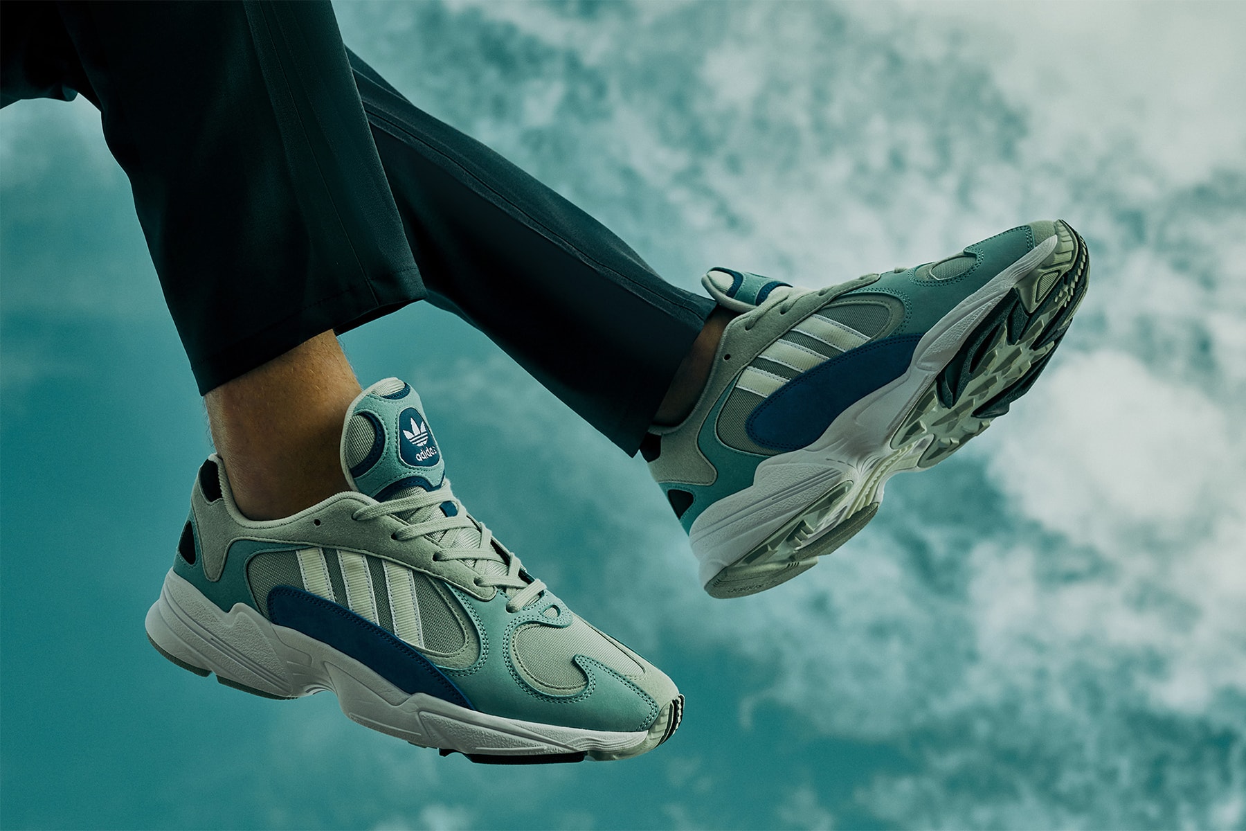 end clothing launches adidas originals yung 1 atmosphere collaboration suede mesh nubuck