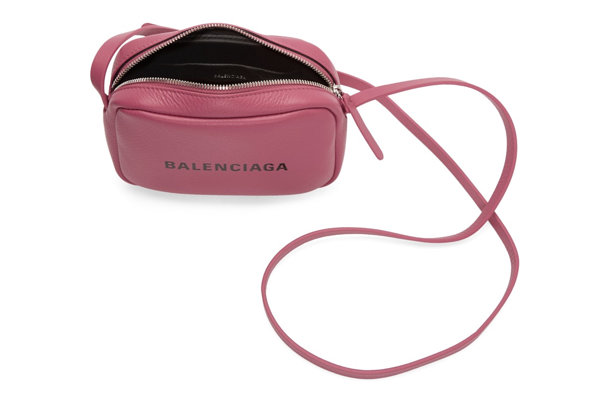 Balenciaga Logo Camera Bag XS Hot Pink