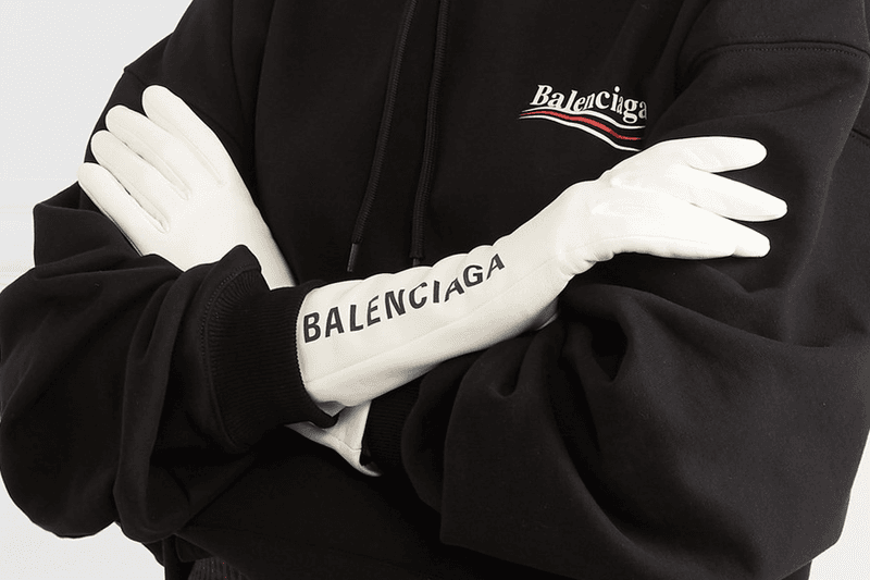 Balenciaga's New Logo Gloves Are the Perfect Amount of Extra