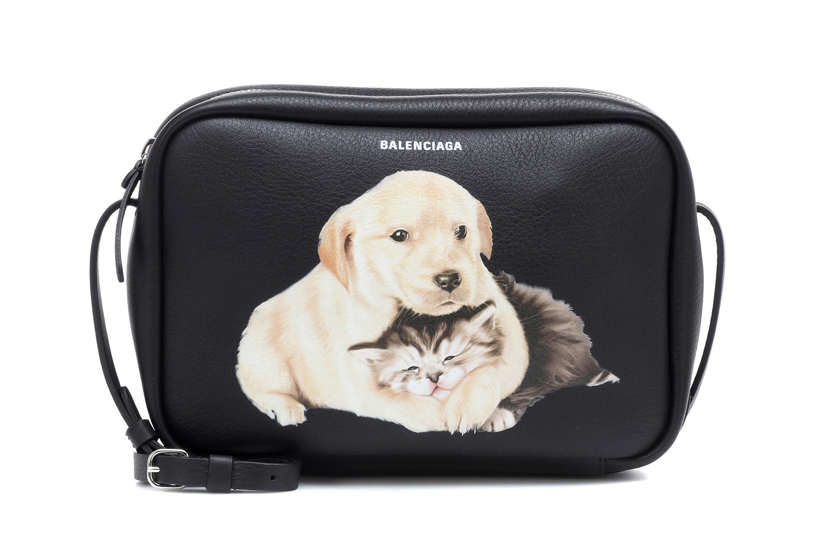 Balenciaga Puppy Kitten Print Camera Bag