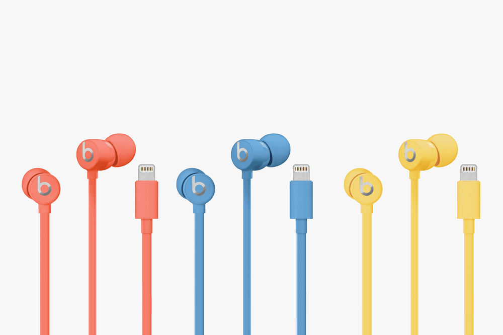 Beats By Dre urBeats headphones Red Blue Yellow