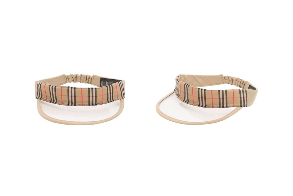 Burberry Check Clear Visor Sun Hat