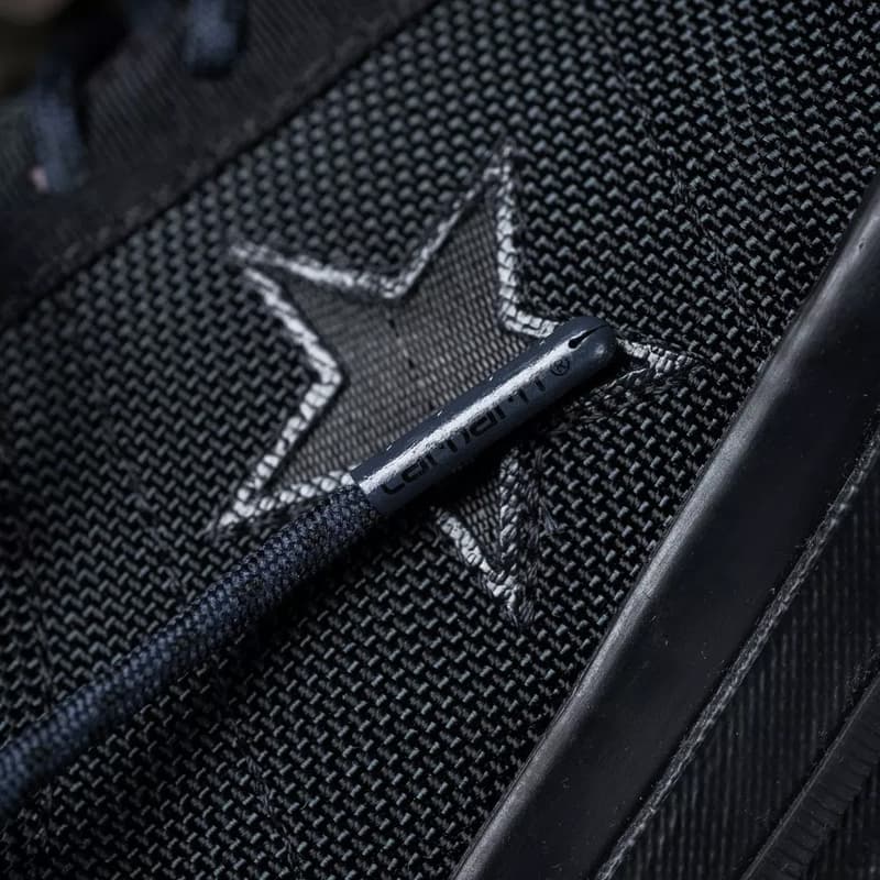carhartt wip converse one star ox collab collection military green white black