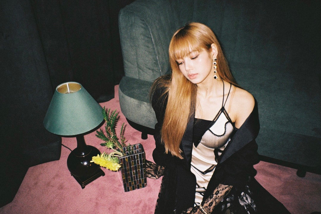 BLACKPINK Lisa Cosmopolitan Korea Magazine Editorial Photoshoot Sofa Dress