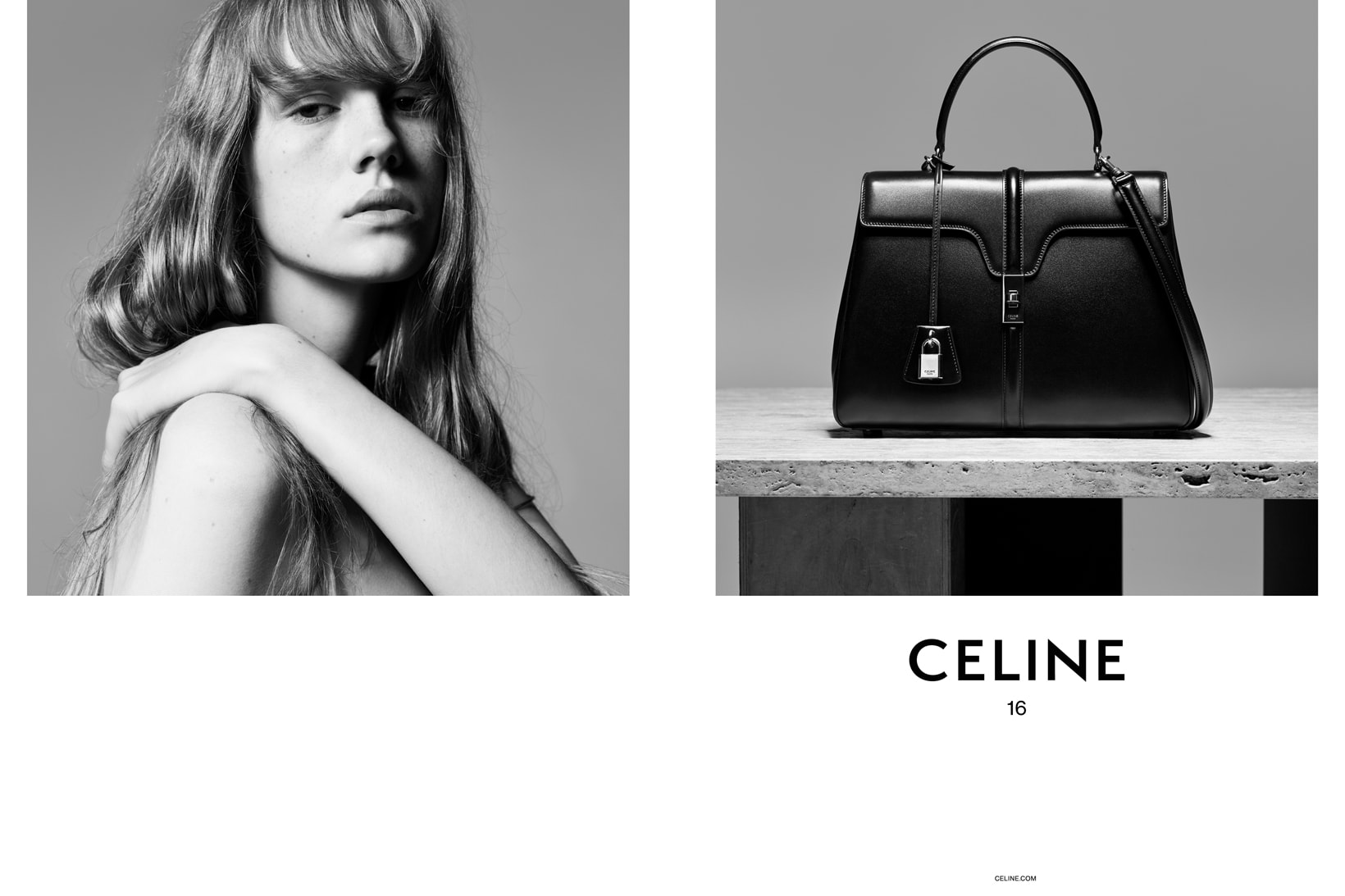 Celine 16 Handbag Hedi Slimane Black