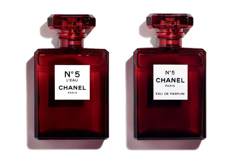 chanel no 5 perfume red bottle