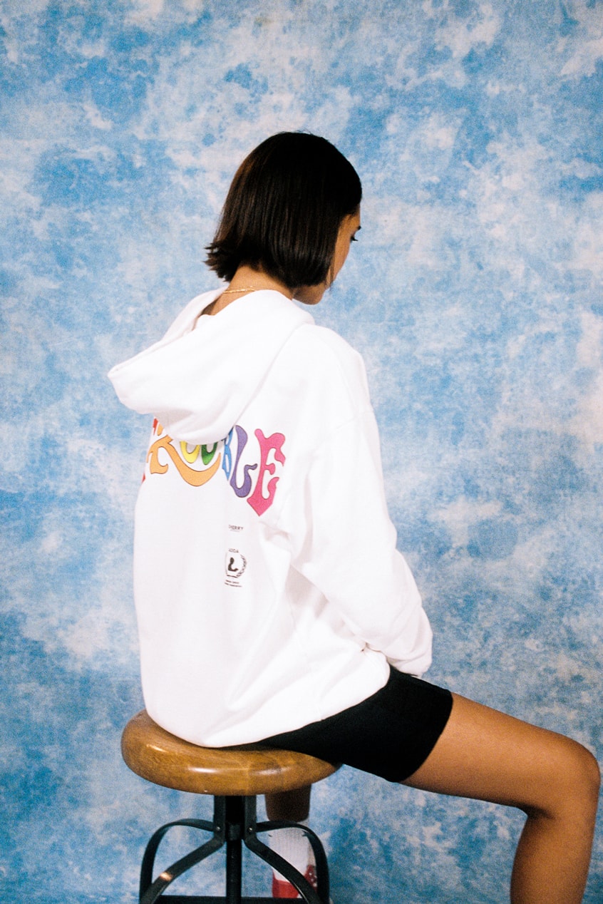 Cherry Los Angeles ADHD Collection Lookbook Hoodie White
