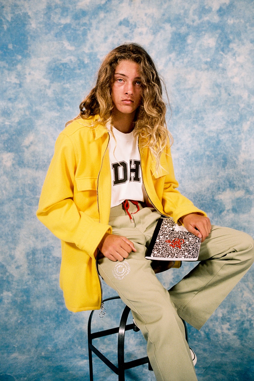 Cherry Los Angeles ADHD Collection Lookbook T-shirt White Jacket Yellow
