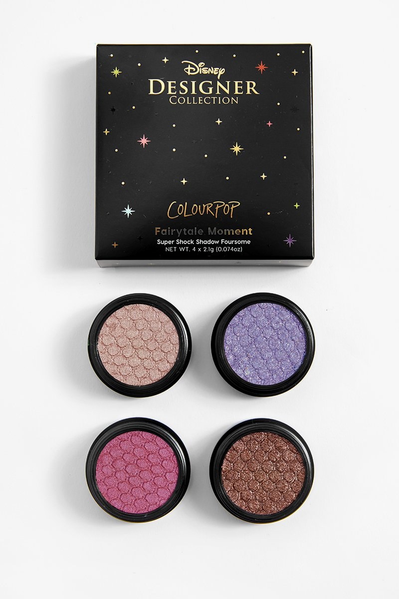 Colourpop Disney Princess Designer Makeup Collaboration Eyeshadows