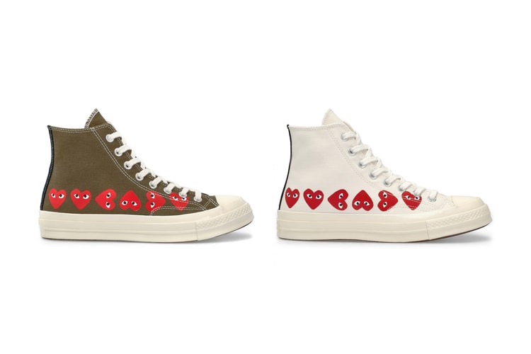 COMME des GARÇONS PLAY x Converse Have Just Released Four New Chuck Taylors