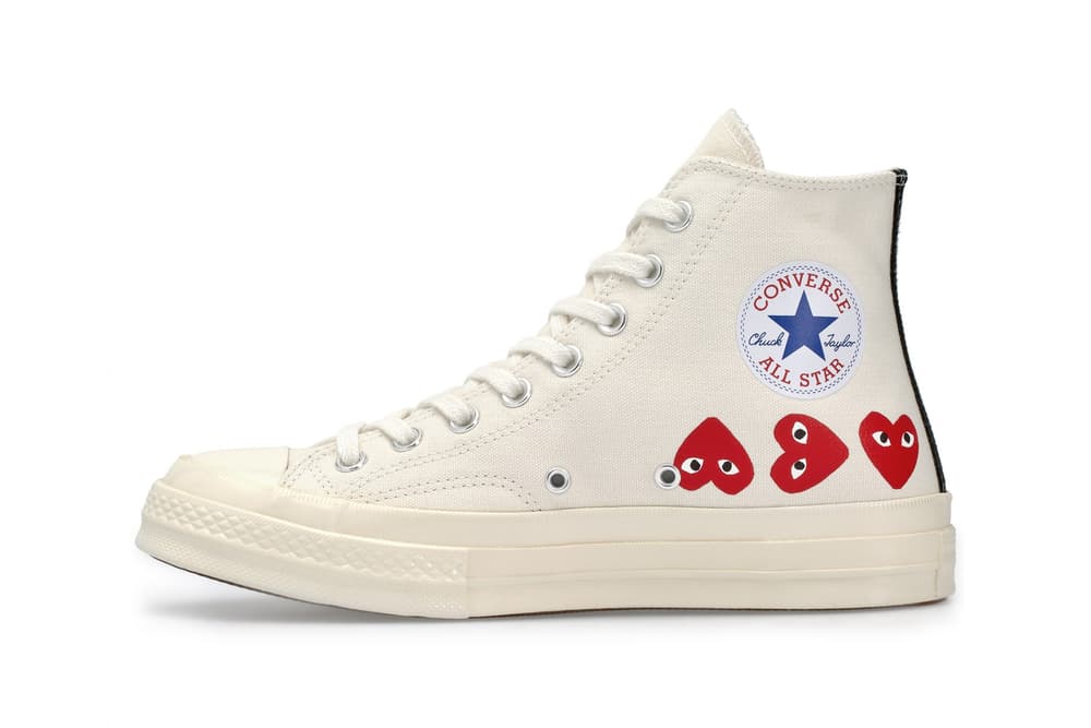 Comme Des Garcons X Converse Hearts Chuck Taylor Hypebae