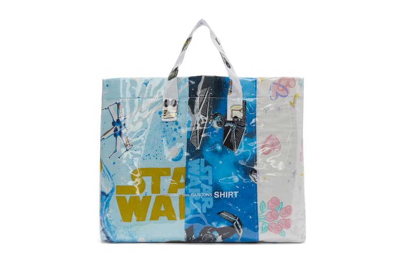 comme des garcons shirt cdg pvc plastic bedsheets tote bag 90s star wars barbie