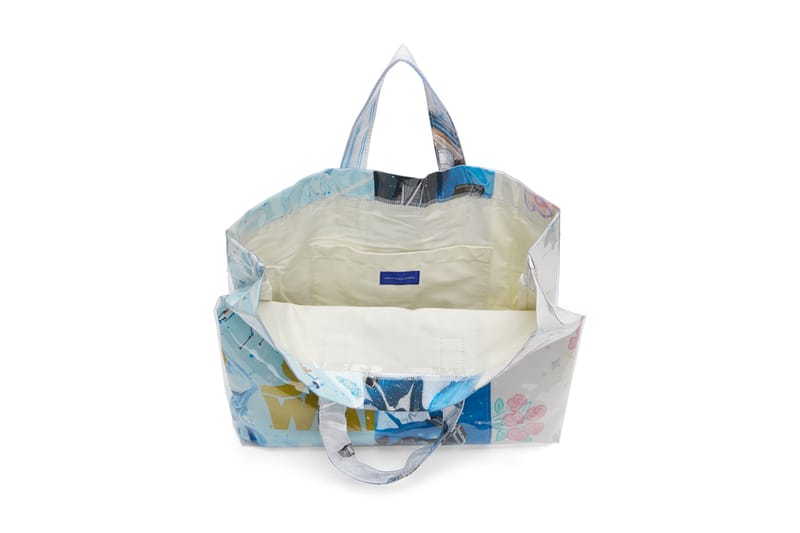 comme des garcons shirt pvc tote