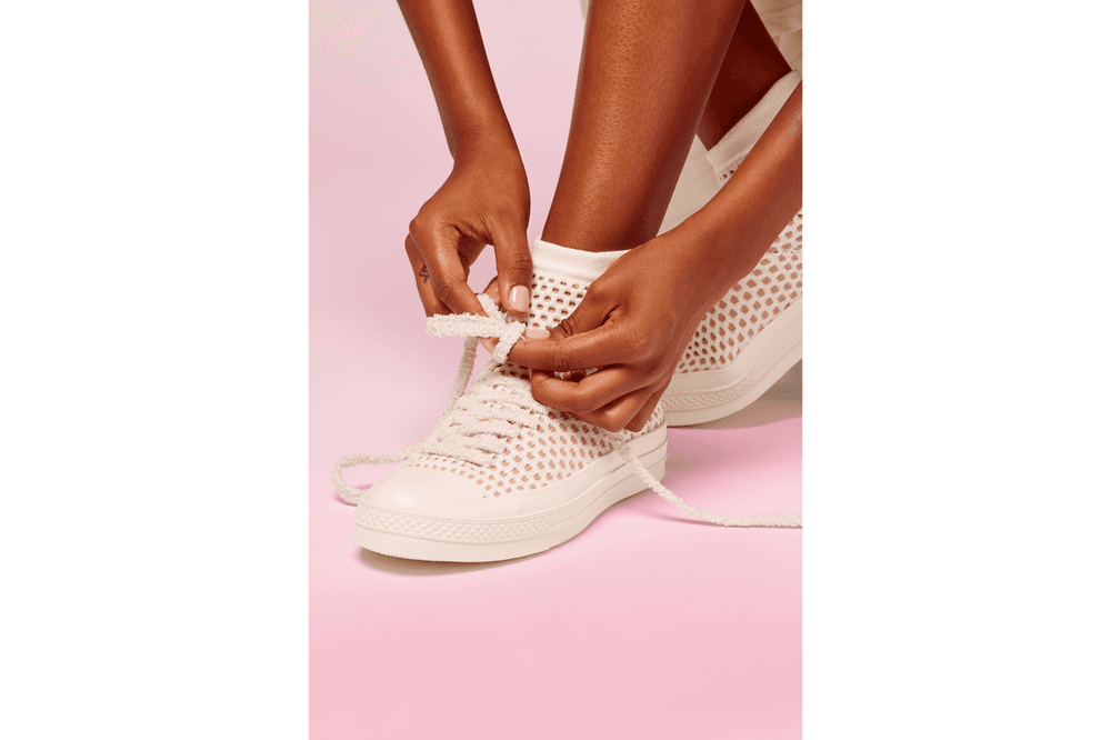 Converse Chuck Knit Cream Blue Black