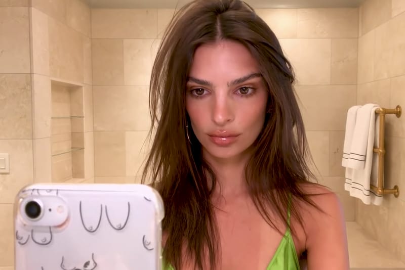Emily Ratajkowski Shows Us How to Achieve Selfie-Ready Makeup in 5 Minutes