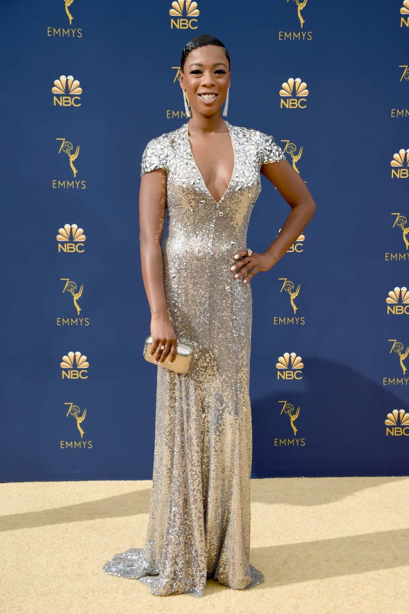 Emmys Emmy Awards 2018 Red Carpet Samira Wiley