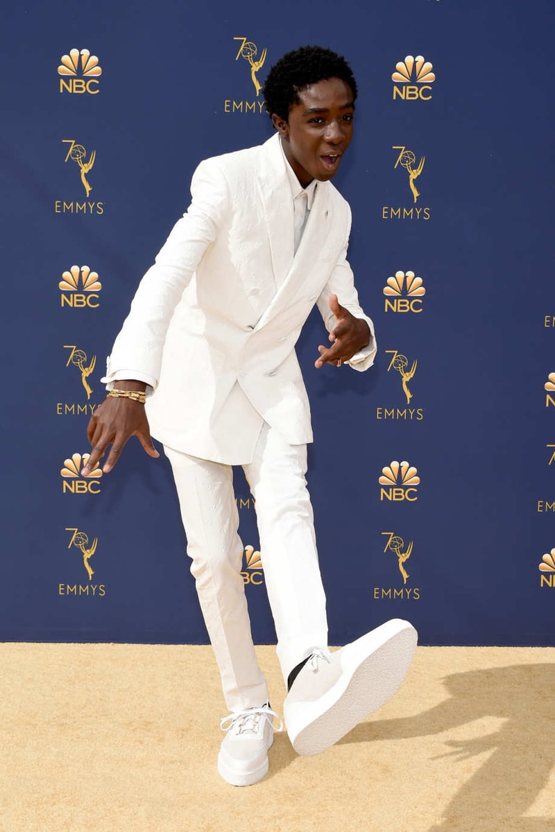 Caleb McLaughlin Emmys Emmy Awards 2018 Red Carpet