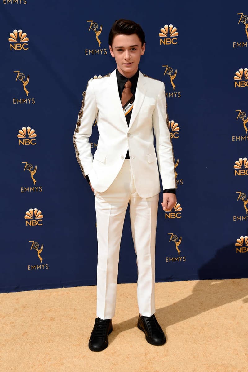 Noah Schnapp Emmys Emmy Awards 2018 Red Carpet