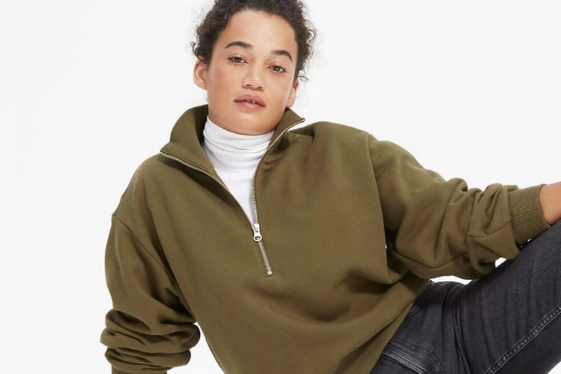 everlane fleece hoodie