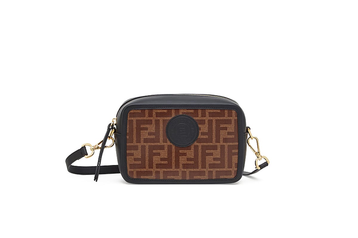 FENDI Handbag Zucca pattern vanity bag vintage canvas/leather/Gold Har –  JP-BRANDS.com