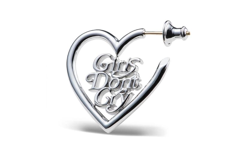 girls don't cry earrings careering jewelry hiroshi fujiwara verdy tokyo accessories silver