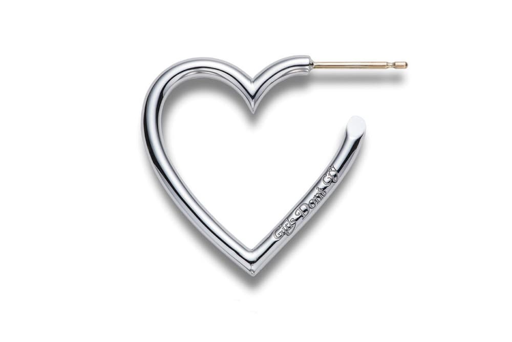 girls don't cry earrings careering jewelry hiroshi fujiwara verdy tokyo accessories silver