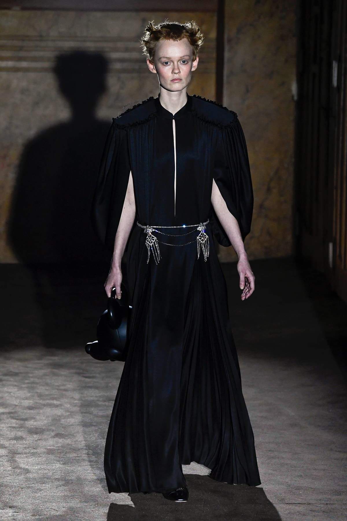 Gucci Alessandro Michelle Spring Summer 2019 Paris Fashion Week Show Collection Dress Black