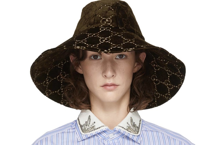 Gucci's Velvet GG Logo Fedora Is the Ultimate Statement-Maker