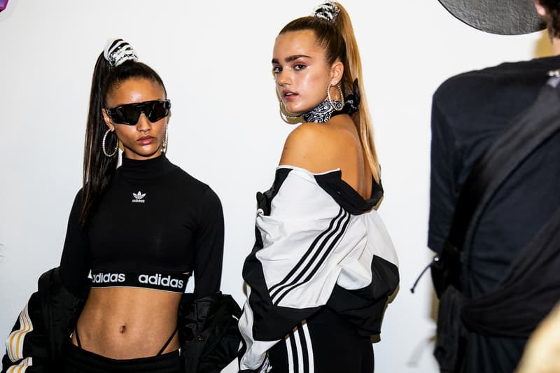 Hailey Baldwin adidas Originals Falcon JD Sports Interview Backstage