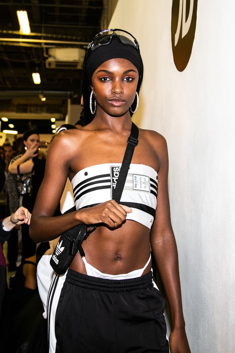 Hailey Baldwin adidas Originals Falcon JD Sports Interview Backstage