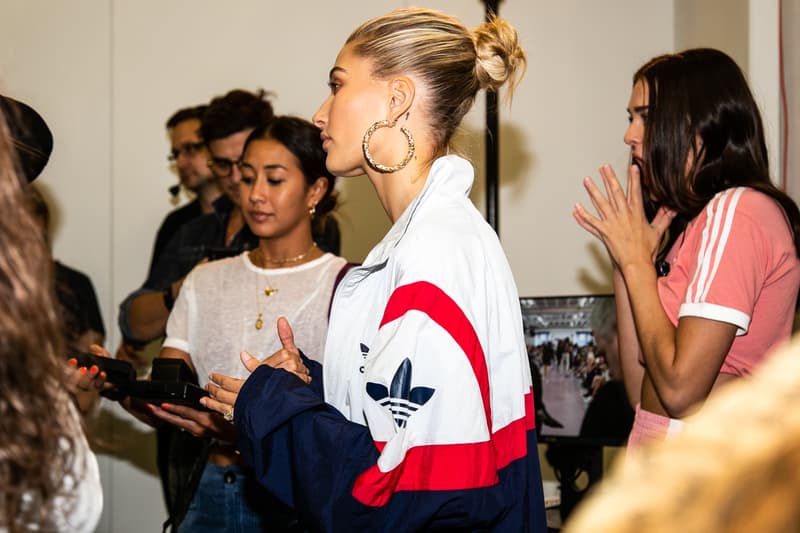 Hailey Baldwin adidas Originals Falcon JD Sports Interview Backstage
