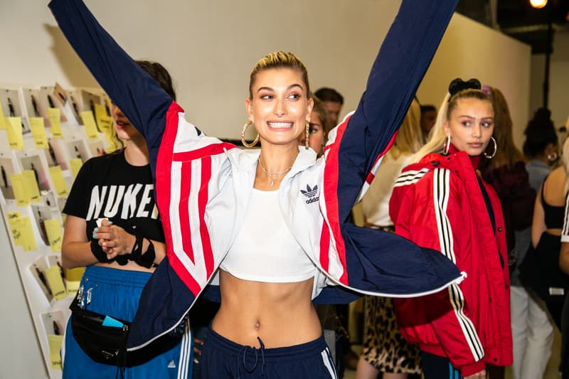 Hailey Baldwin adidas Originals Falcon JD Sports Interview Backstage