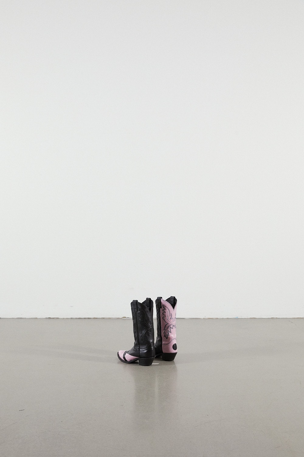 Helmut Lang Jeans Under Construction Capsule Lookbook Nocona Cowboy Boots Pink Black