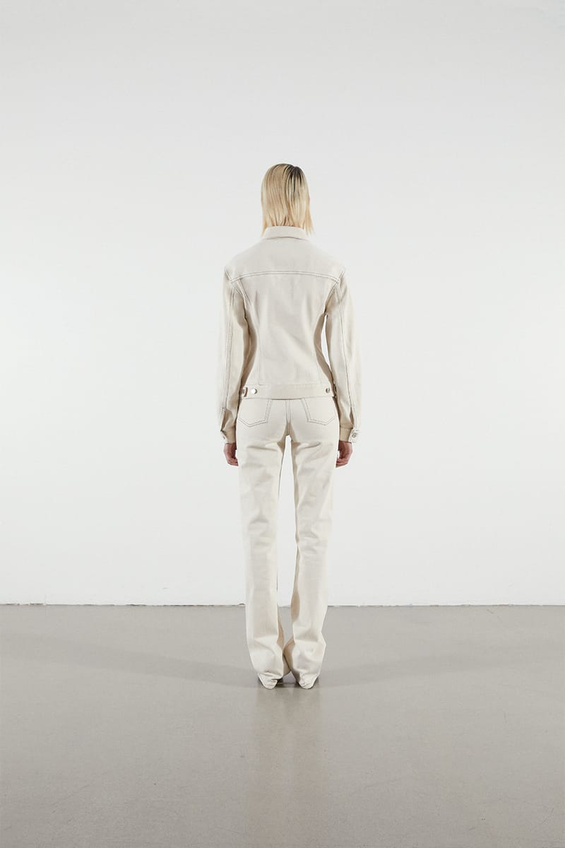 helmut lang white jeans