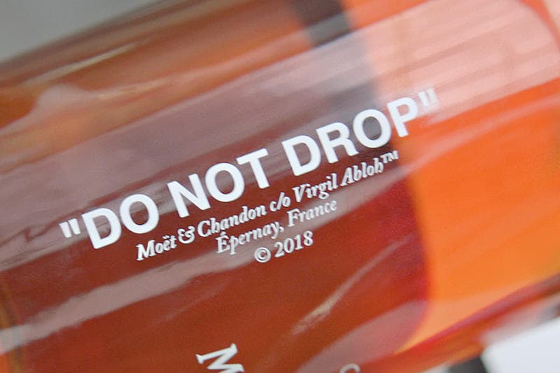 Virgil Abloh Moet Chandon Rose