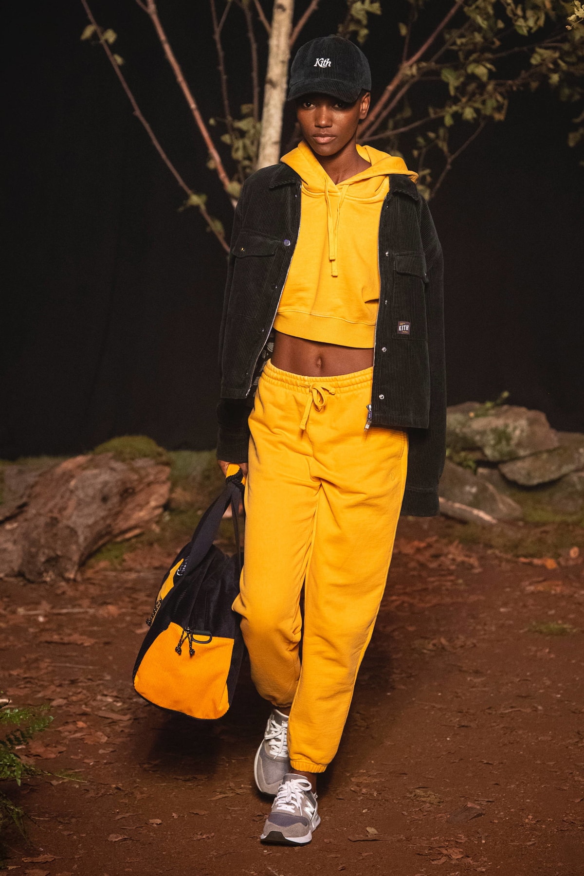 KITH 2018 Fall Winter NYFW New York Fashion Week Herieth Paul Sweatshirt Sweatpants Yellow