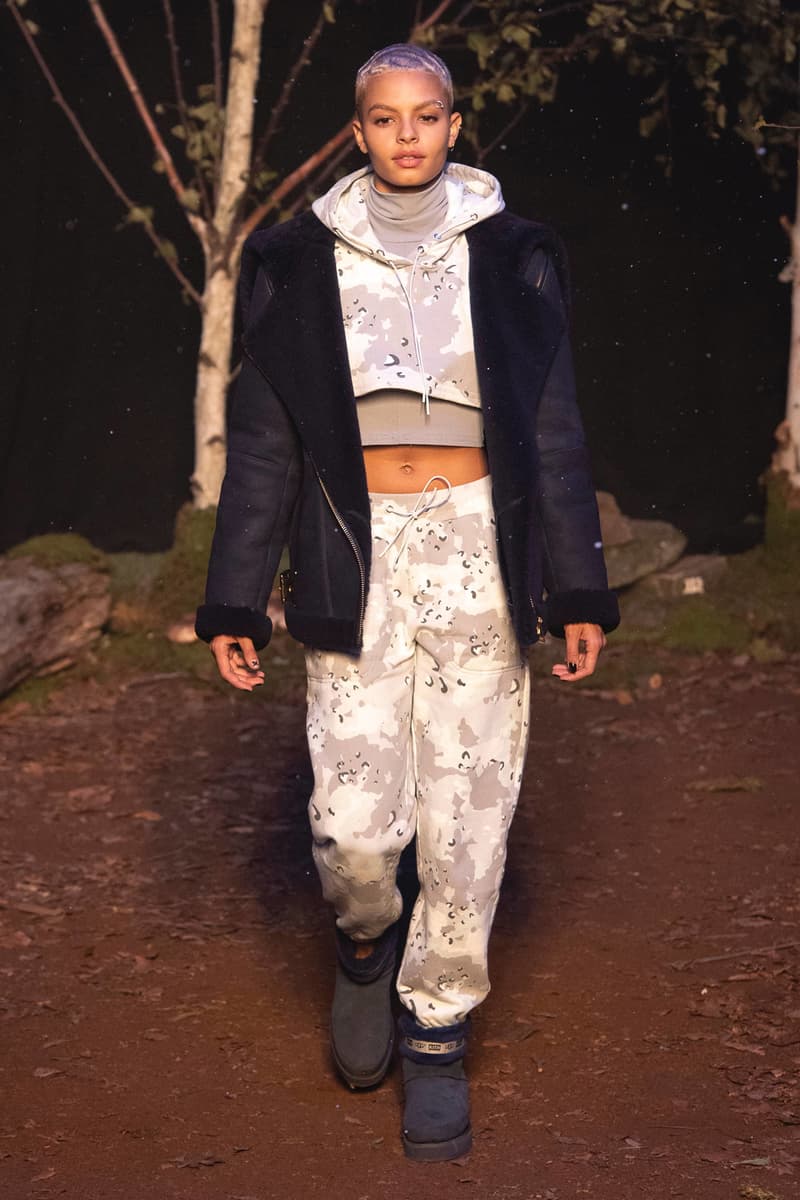 KITH 2018 Fall Winter NYFW New York Fashion Week Camouflage Hoodie Pants Grey White
