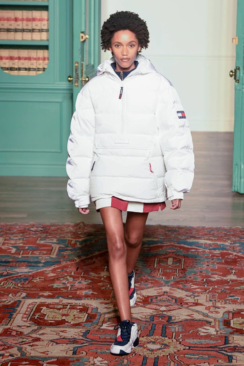 KITH 2018 Fall Winter NYFW New York Fashion Week Tommy Hilfiger Jacket White