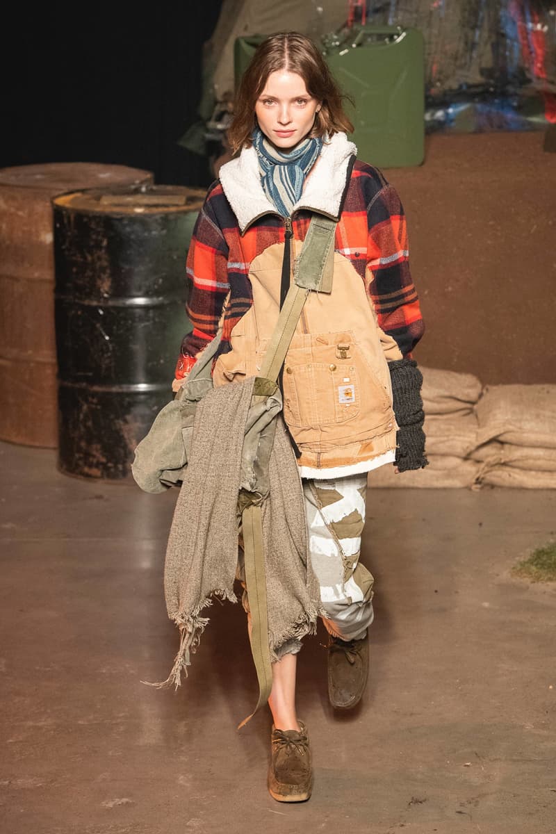 KITH 2018 Fall Winter NYFW New York Fashion Week Shirt Red Navy Pants Jacket Khaki