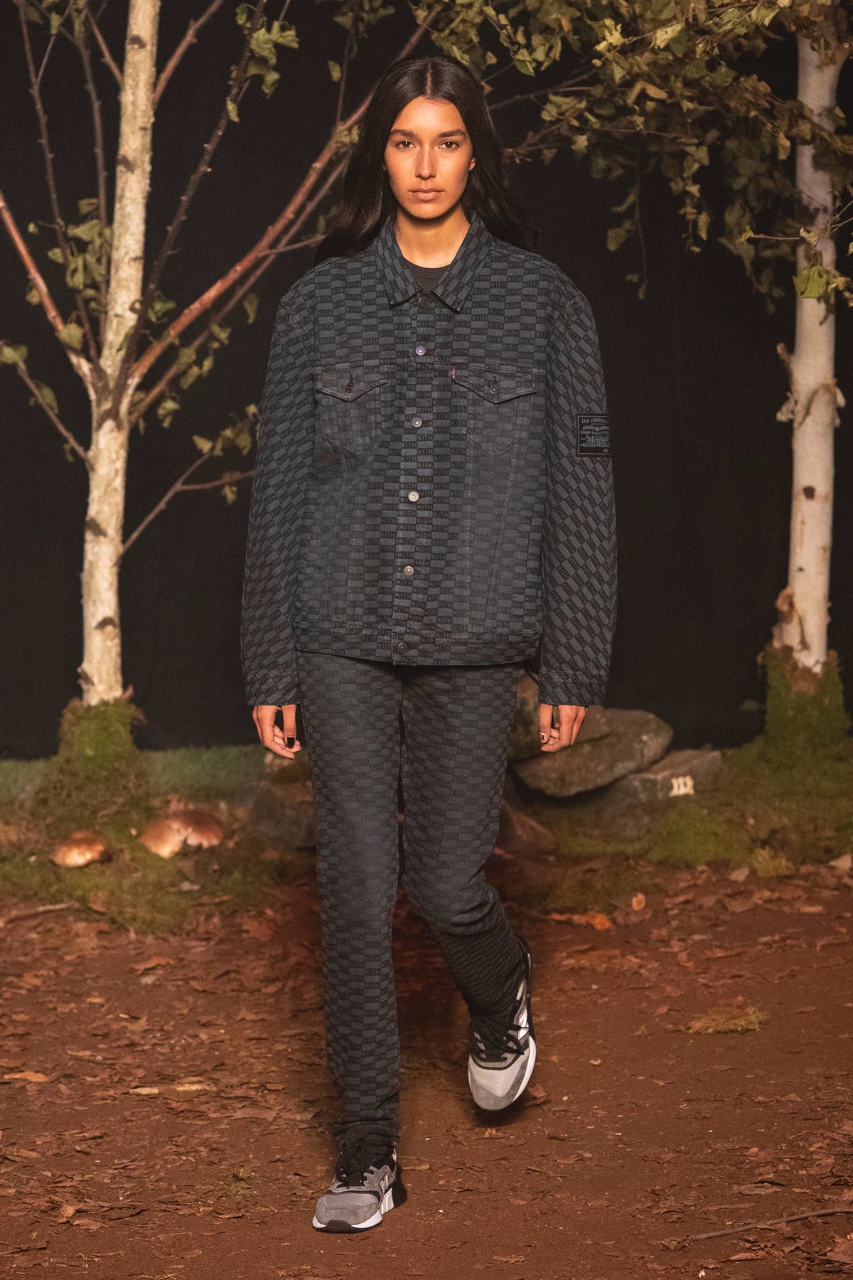 KITH 2018 Fall Winter NYFW New York Fashion Week Denim Jacket Pants Black