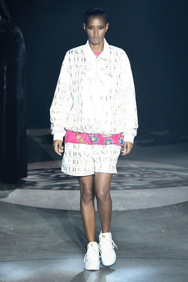 KITH 2018 Fall Winter NYFW New York Fashion Week Versace Jacket Pants White