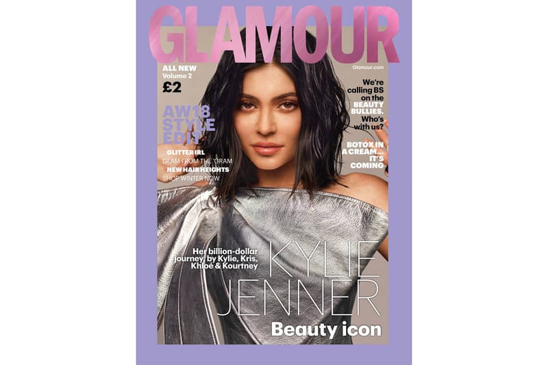 Kylie Jenner Cover Glamour Magazine UK Autumn Winter Issue 2018