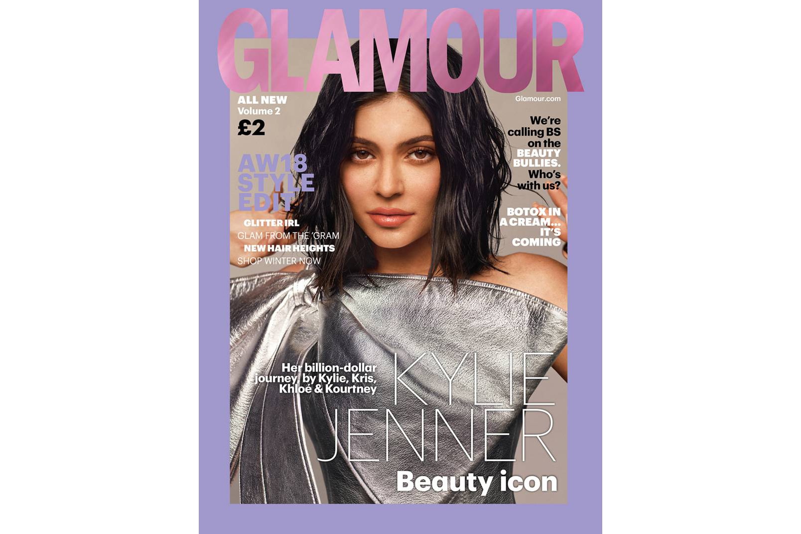 Kylie Jenner Cover Glamour Magazine UK Autumn Winter Issue 2018