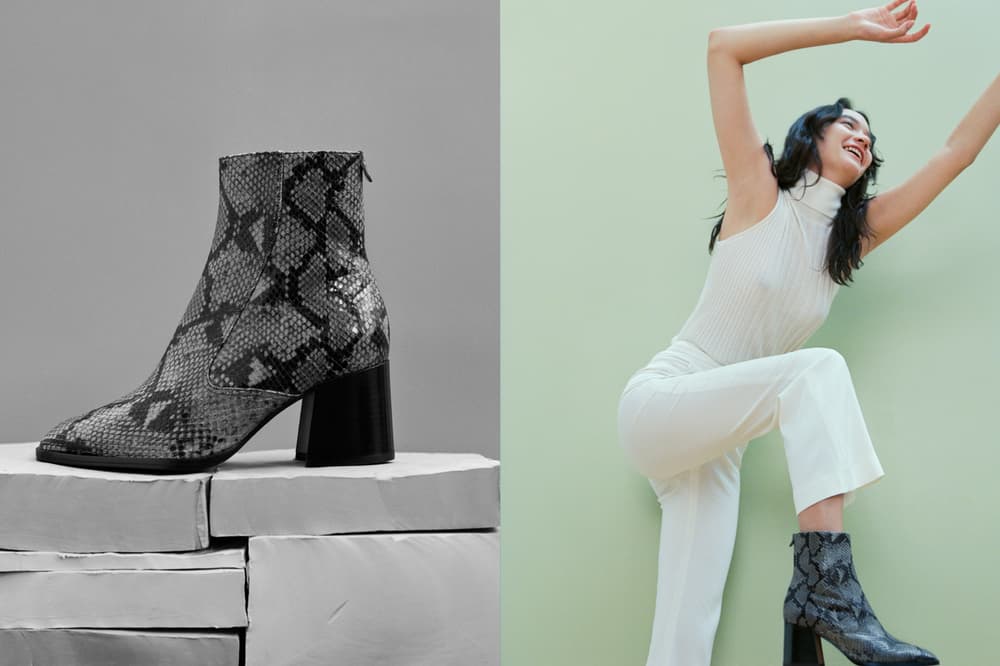 LABUCQ Jules Boots Mineral Python Grey