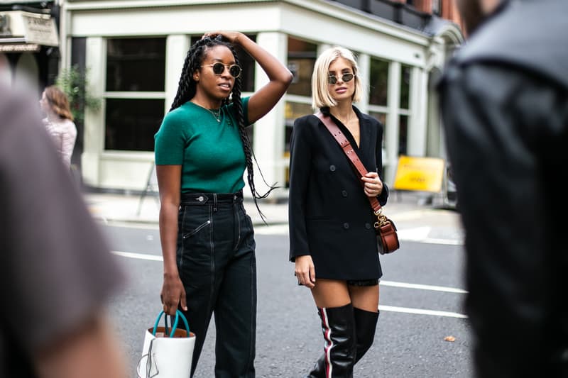 London Fashion Week Street Style Streetsnaps Spring Summer 2019 LFW