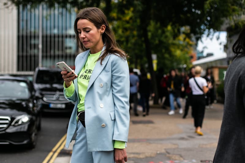 London Fashion Week Street Style Streetsnaps Spring Summer 2019 LFW