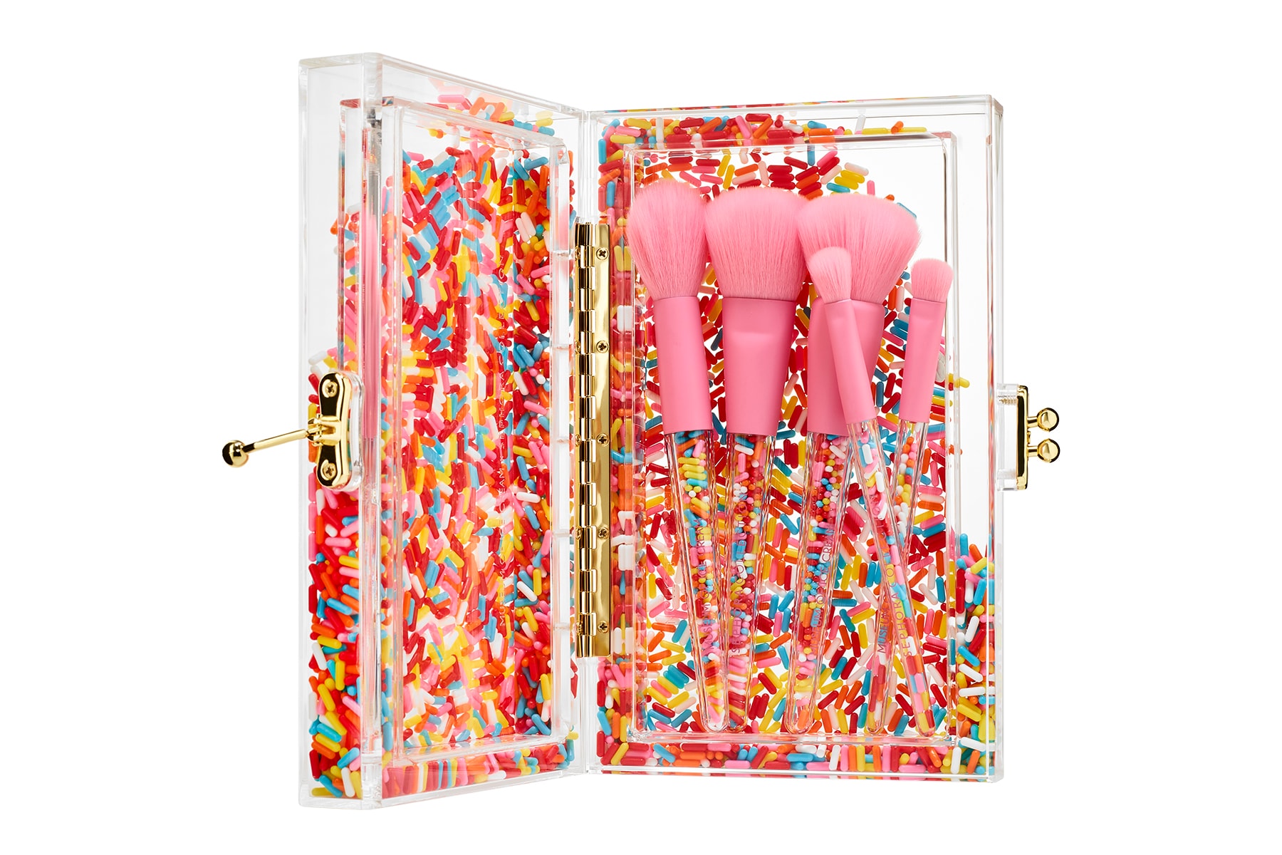 Museum of Ice Cream Sephora Makeup Collaboration Beauty Brushes Clutch Pink Sprinkle