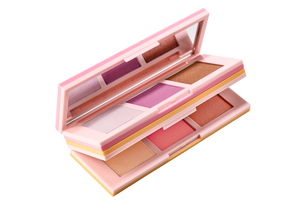 Museum of Ice Cream Sephora Makeup Collaboration Beauty Face Palette Blush Bronzer Highlighter Waffle Pink